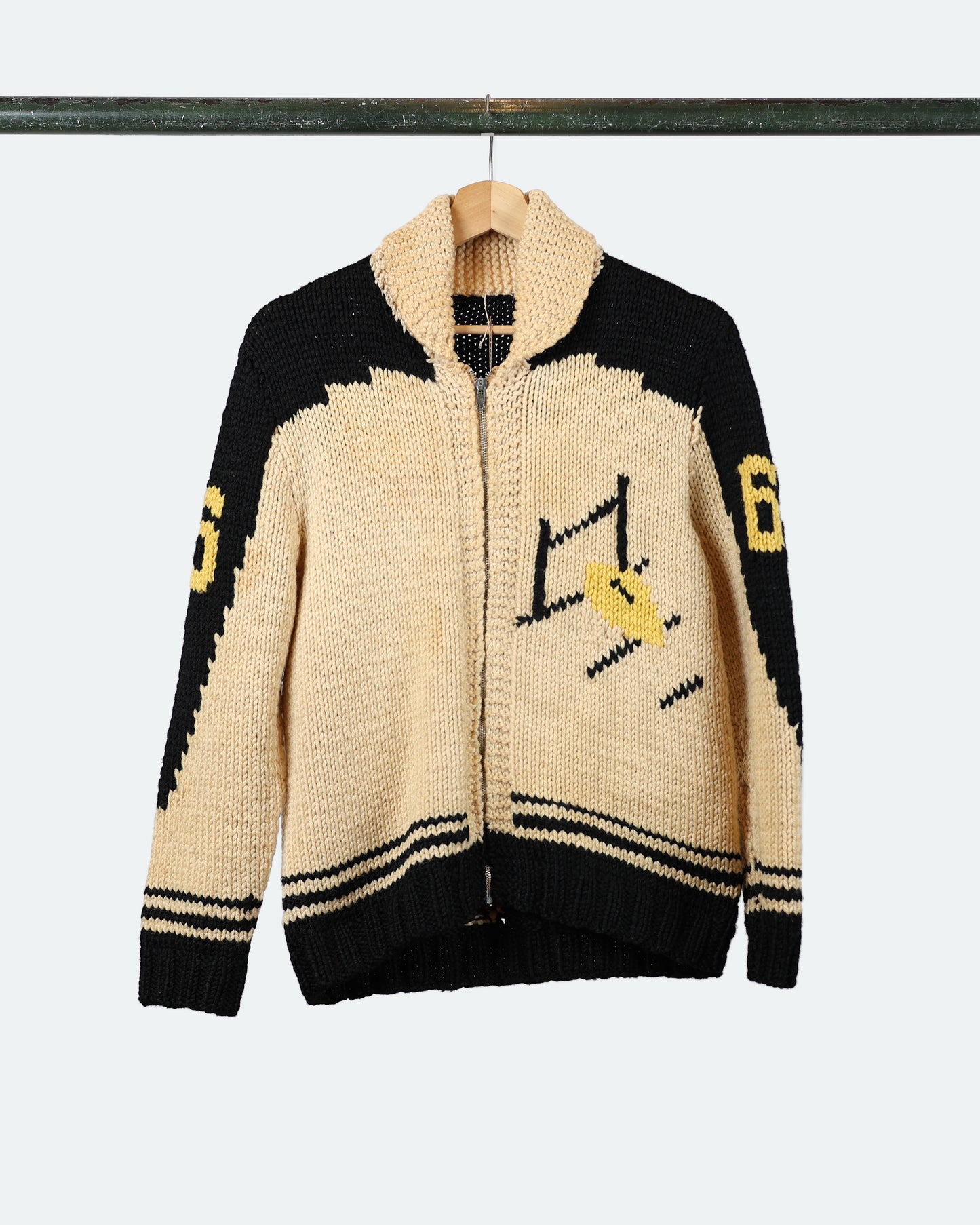 60s Football Cowichan Sweater