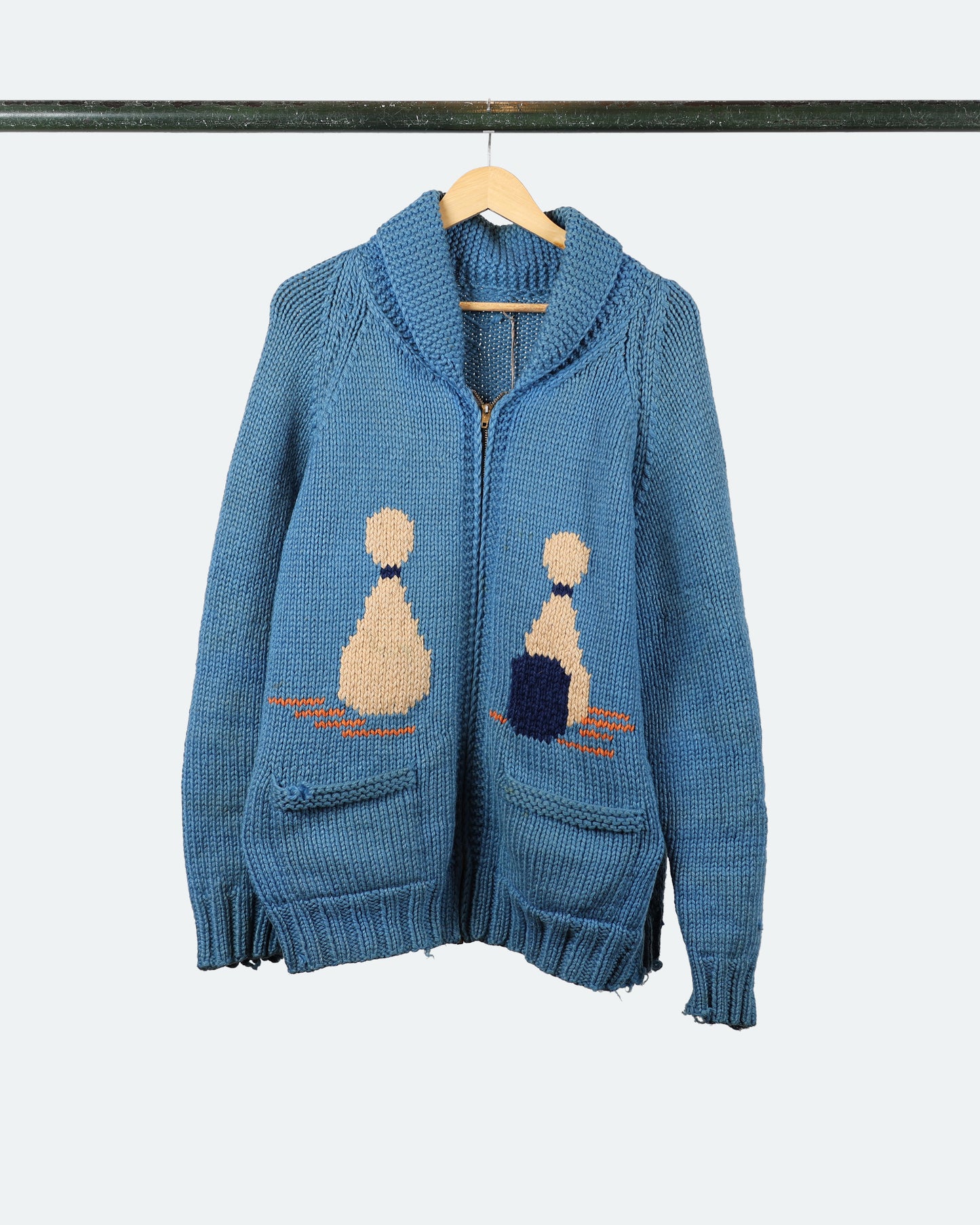 50s Bowling Cowichan Sweater