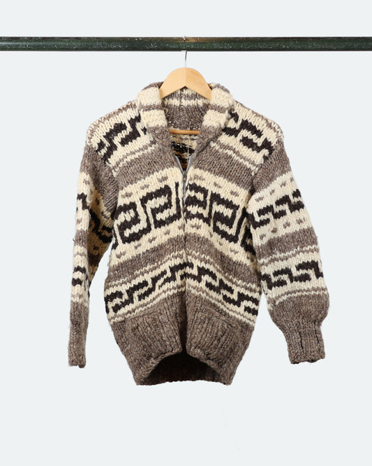 70s Hand-Knit Cowichan