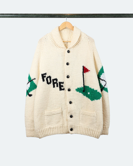 60s Hand-Knit Golf Cowichan