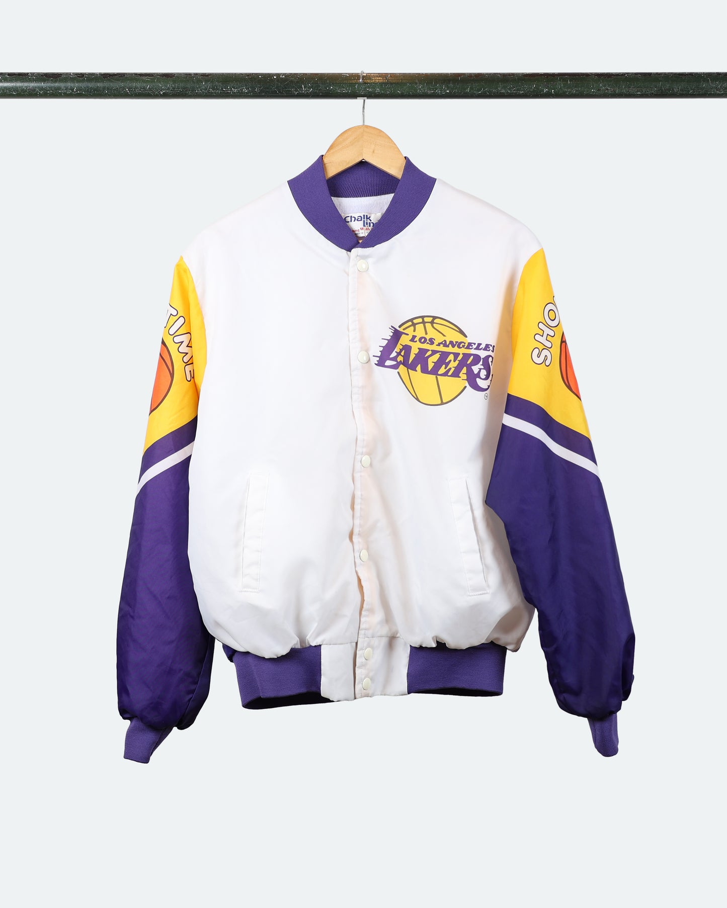 90s Lakers Chalkline Jacket