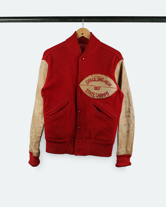 1957 Spaulding High State Champs Varsity Jacket