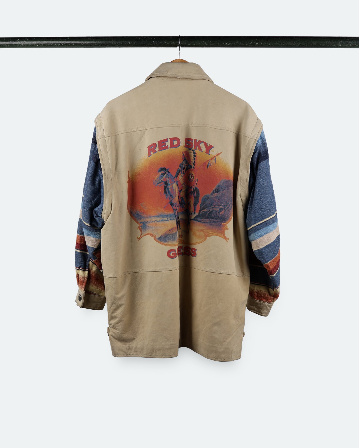 Vintage Guess Red Sky Western Jacket
