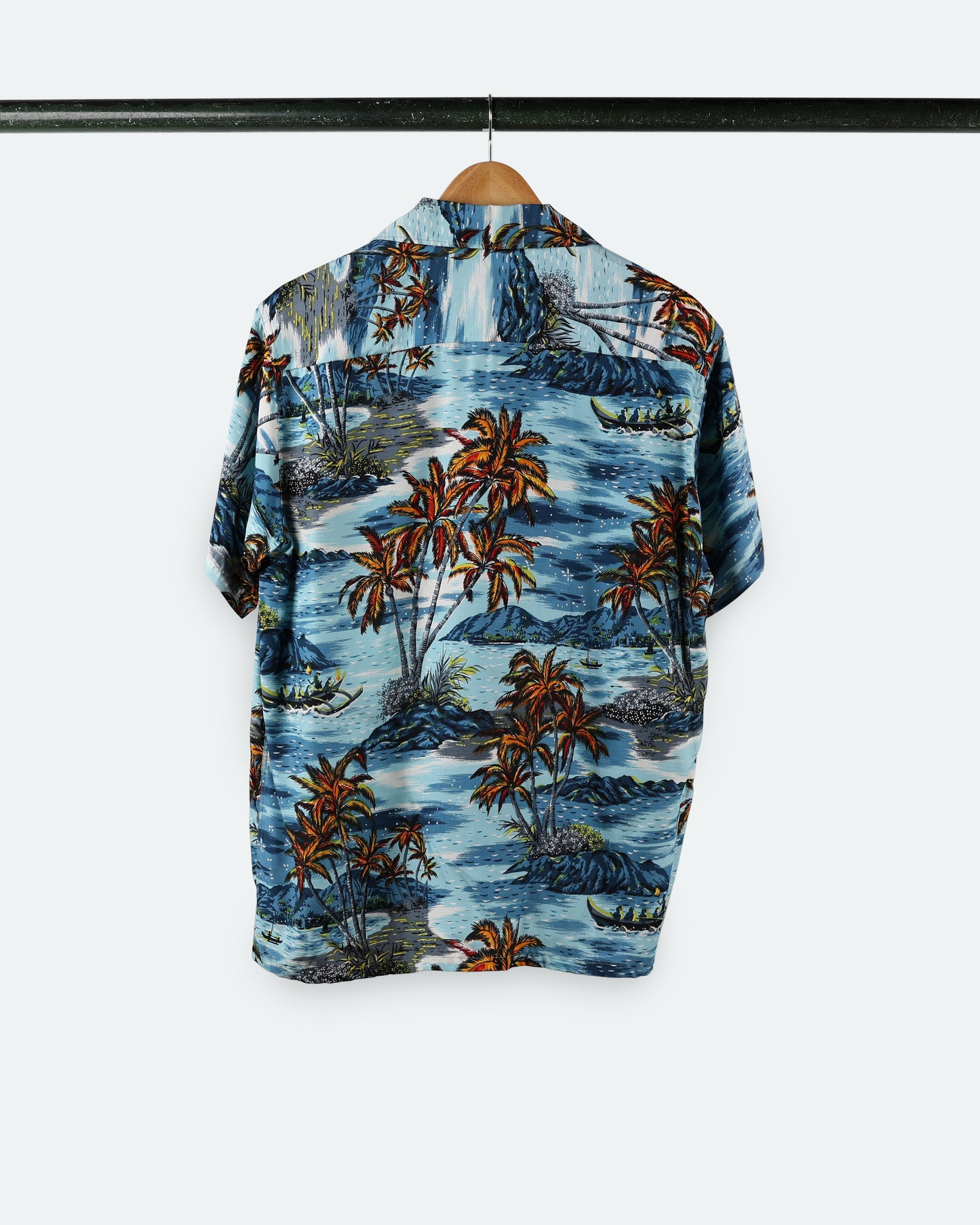 Vintage Luau Prints Aloha Shirt