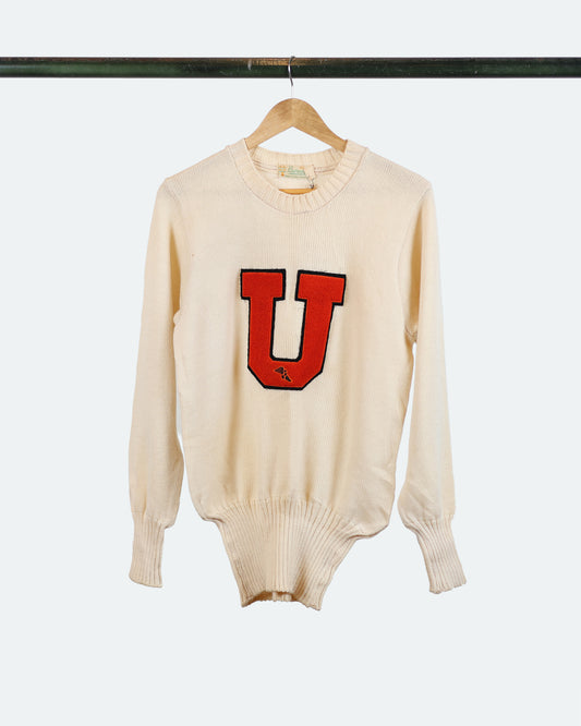 50s 'U' Collegiate Sweater