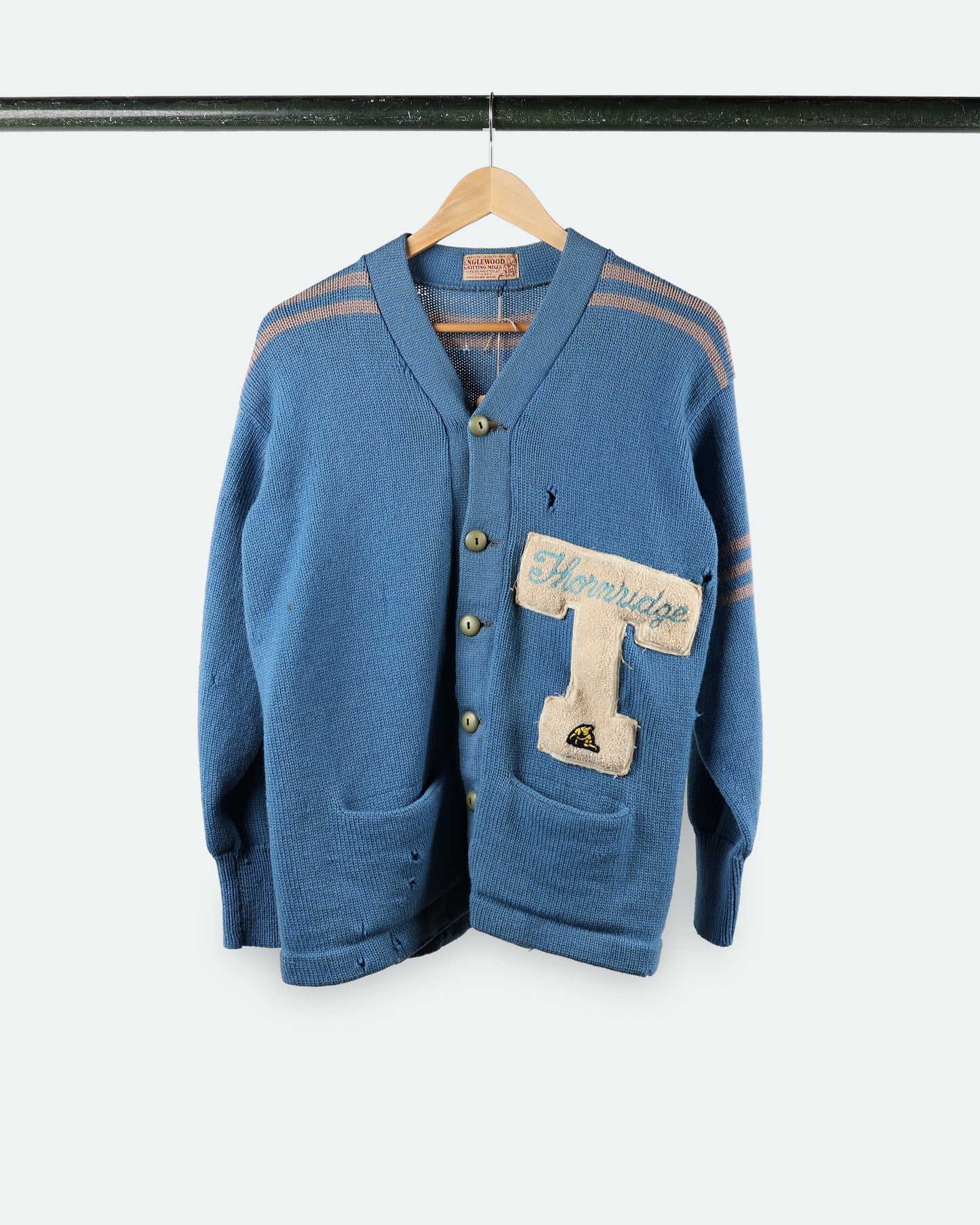 50s Wool Letterman Varsity Cardigan *Thornridge