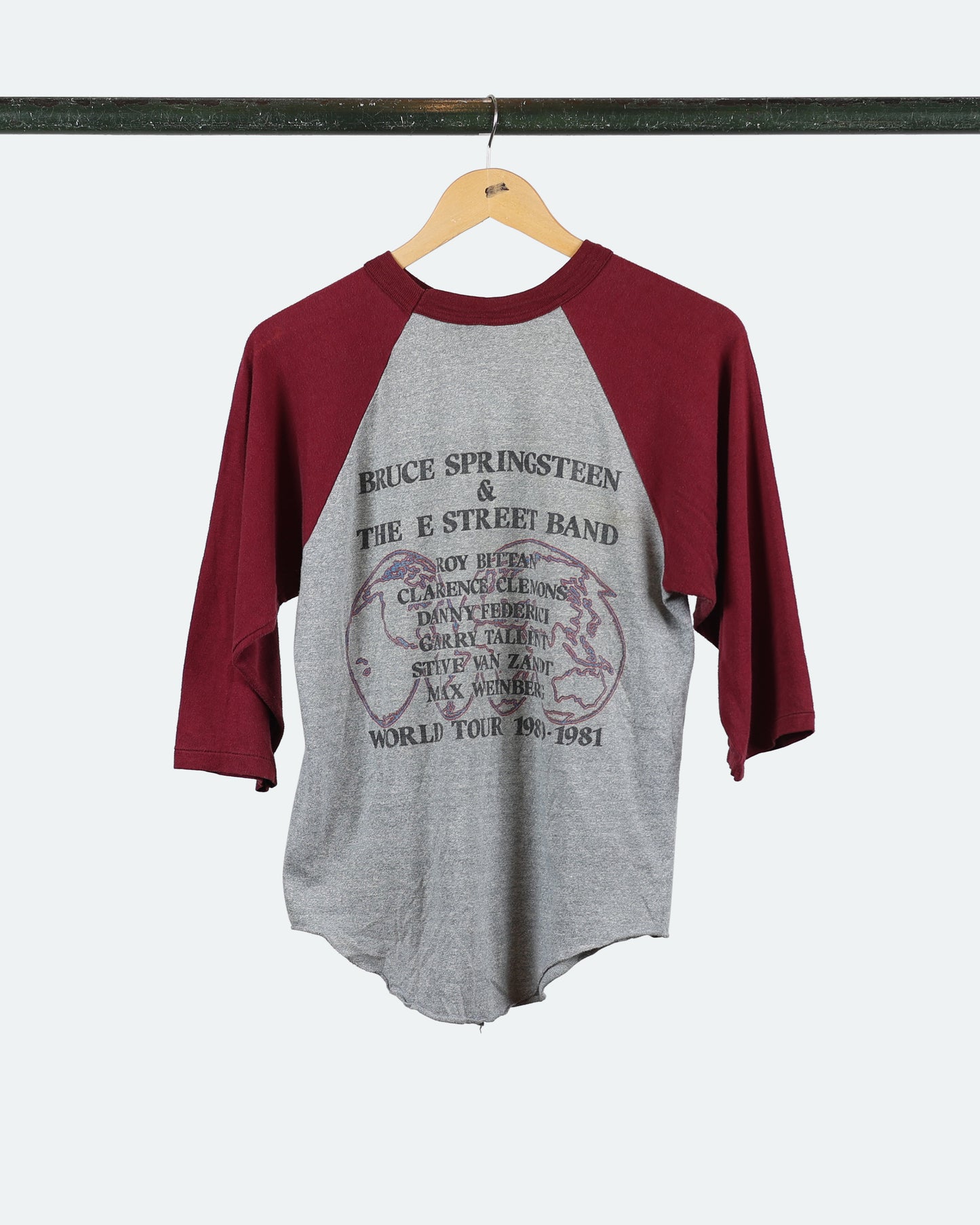 1980 Bruce Springsteen Tour Raglan