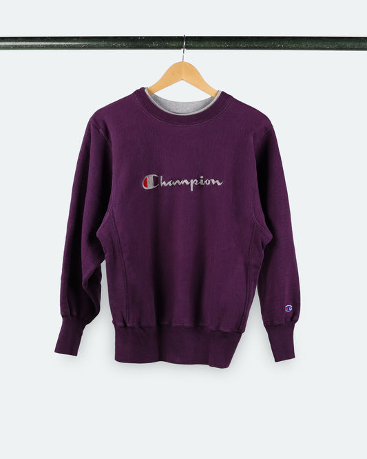 90s Purple Champion Reverse Weave *Grey