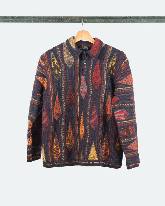 90s Coogi Collared Sweater