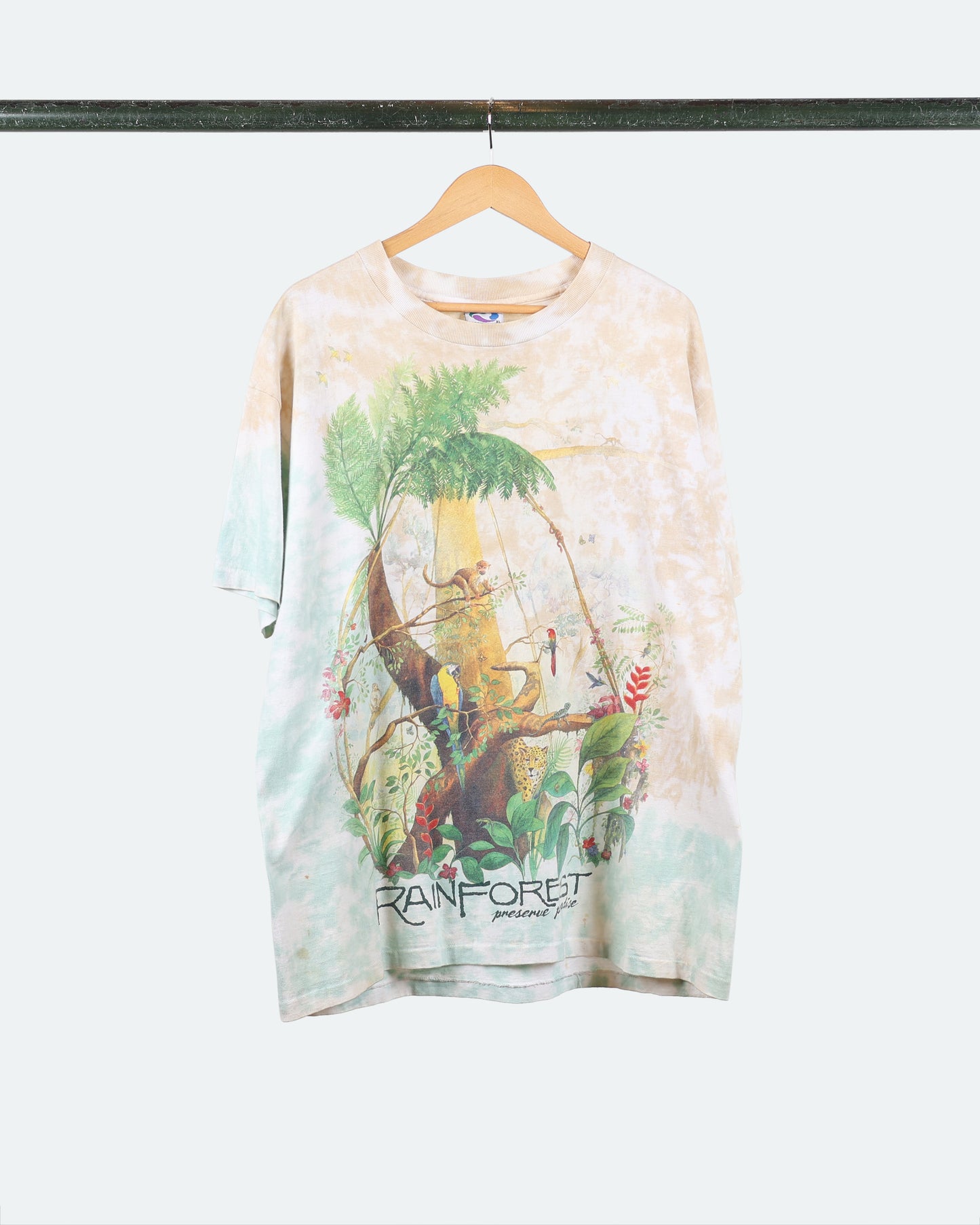 1991 Liquid Blue Rainforest Tee