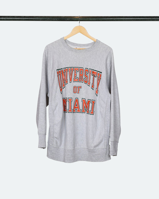 80s University of Miami Crewneck