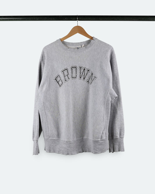 80s Brown Champion Reverse Weave