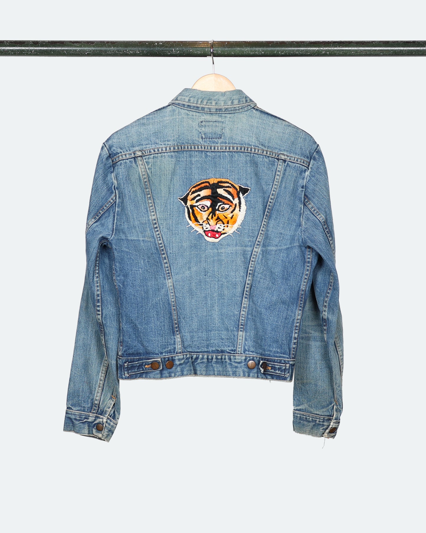 70s Maverick Denim Tiger Jacket