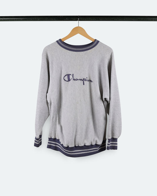 90s Purple Embroidered Reverse Weave Champion