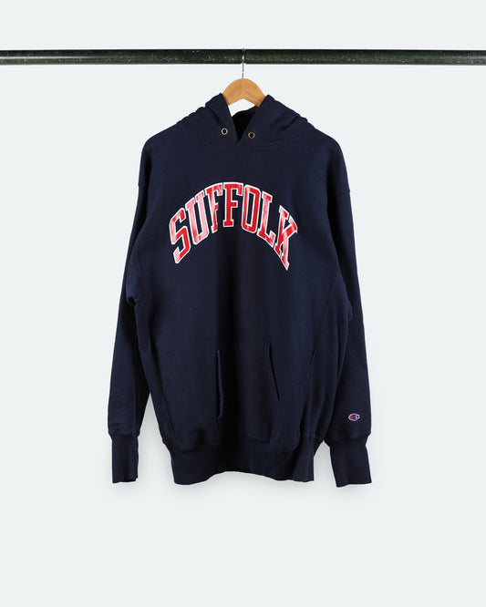 90s Suffolk Reverse Weave Hoodie Champion