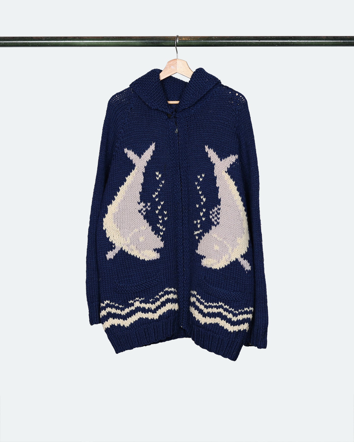 50s Fish Cowichan Sweater