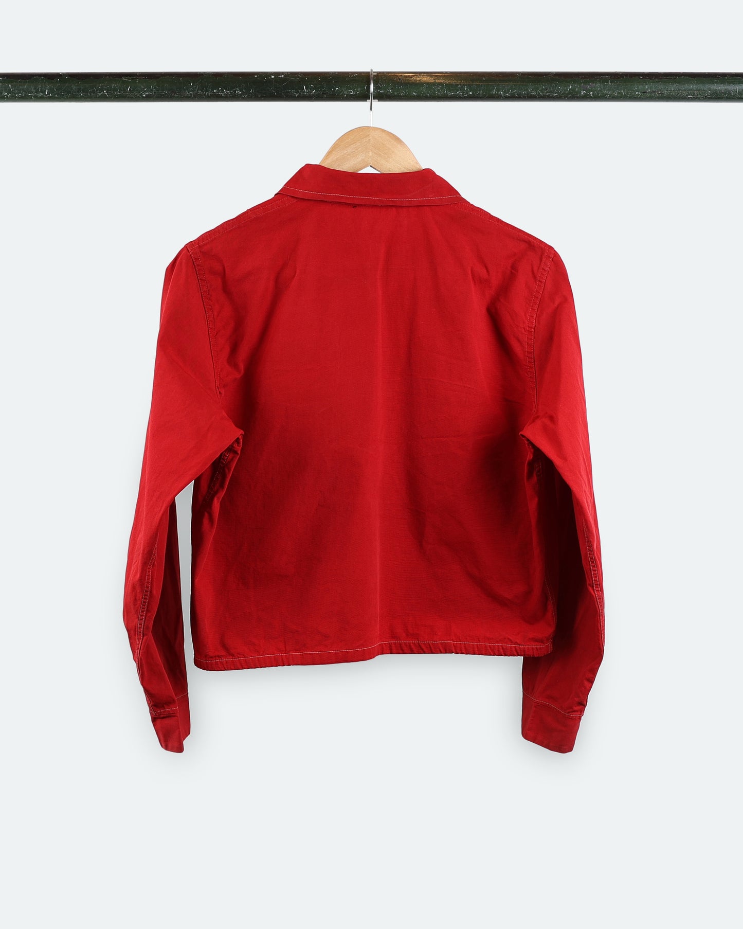 Vintage Red Windbreaker Jacket