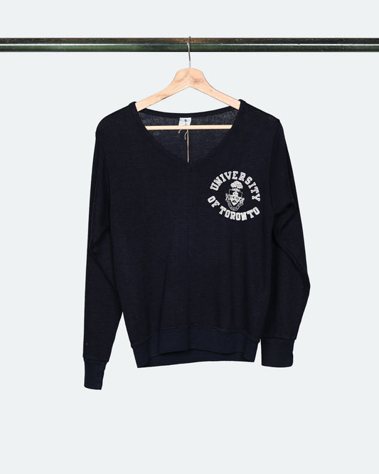 70s University Of Toronto V-Neck