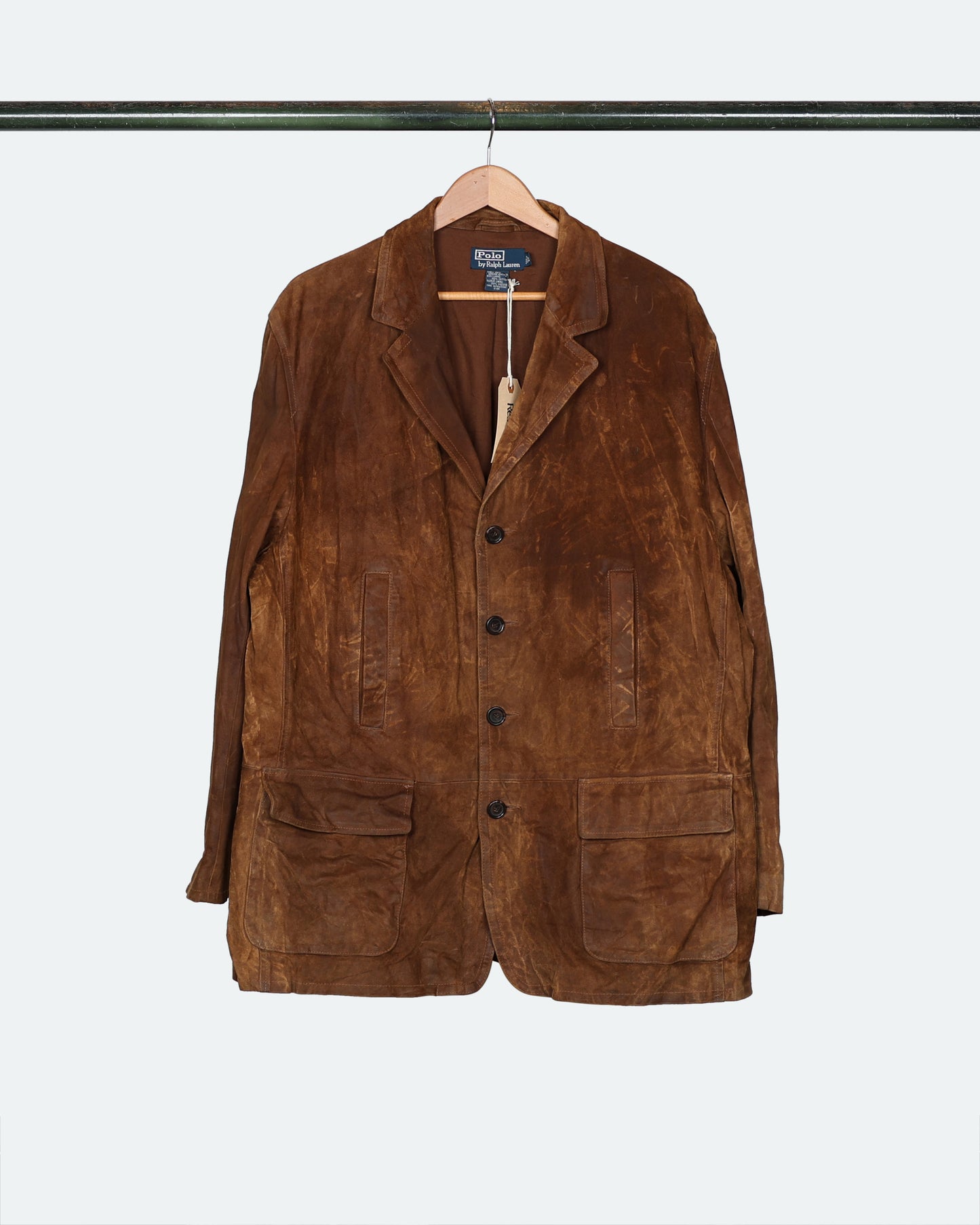 90s Polo Roughout Suede Coat
