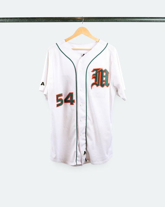 90s U Miami Baseball Jersey