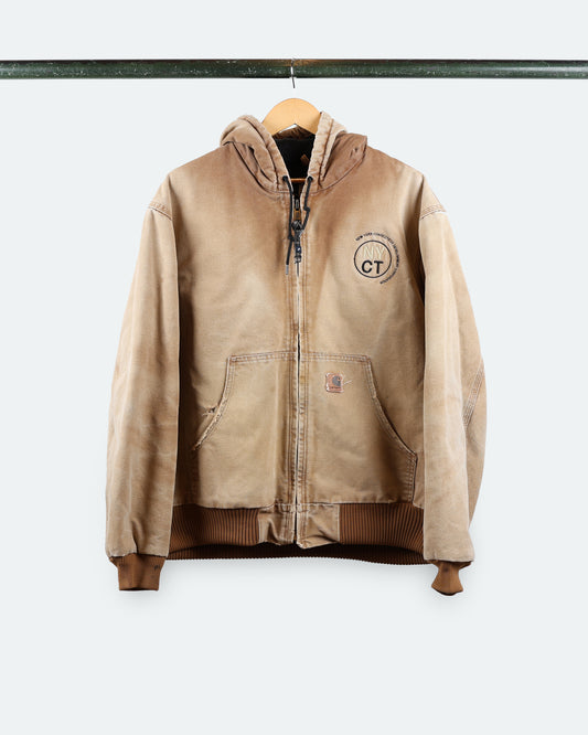 Vtg Carhartt J130 BRN 'NYCT'