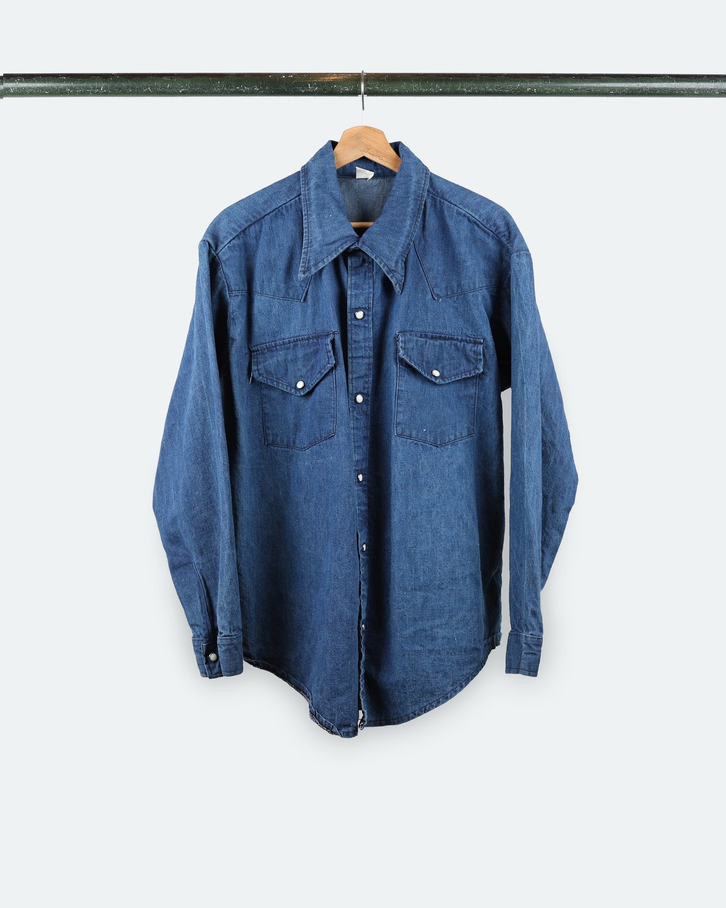Vintage Denim Snap Button Up *Unbranded