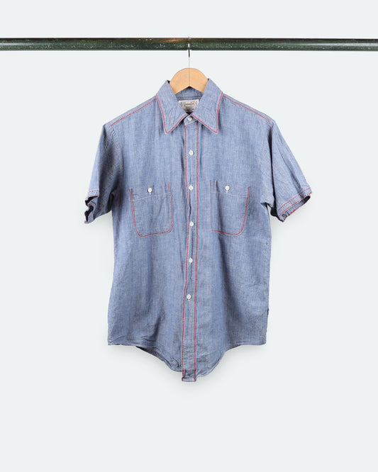 Vintage Golden Line S/S Button Up