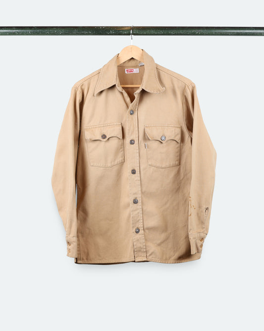 Vtg Levi's Khaki Denim Shirt