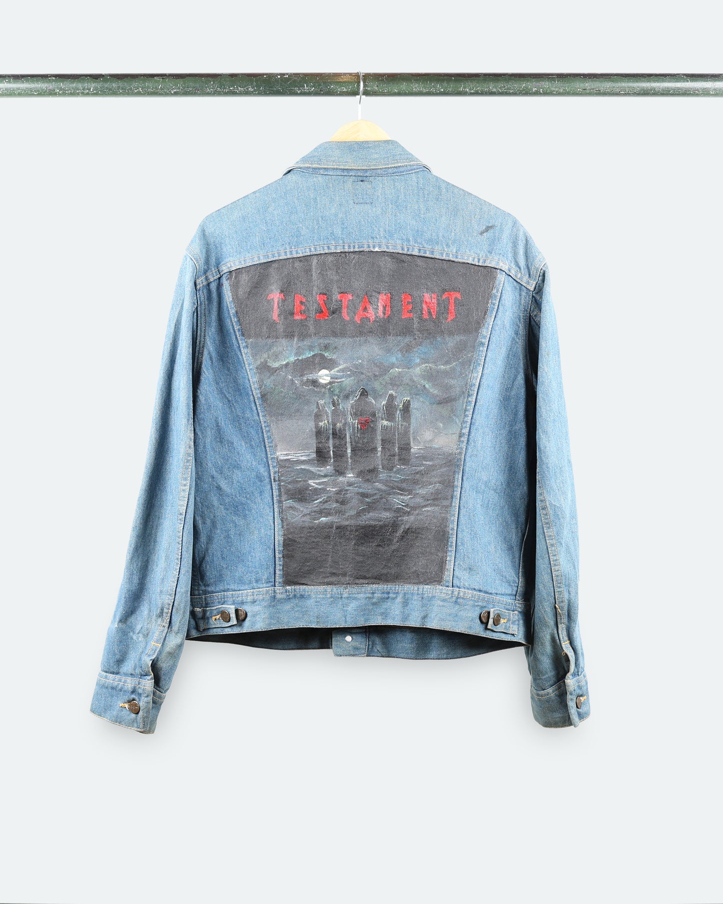 70s Lee 101-J Denim Jacket *Testament *80s Art