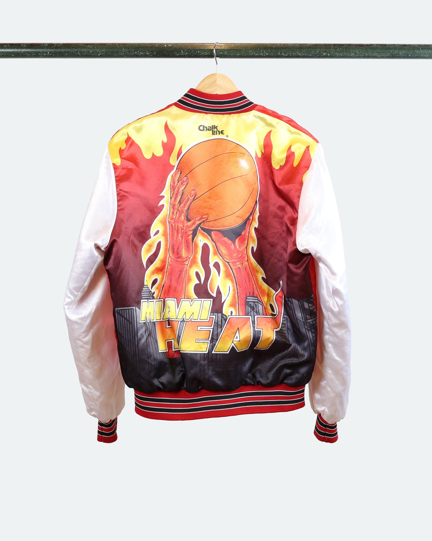 90s Miami Heat Chalk Line Jacket