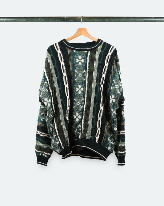 90s Le Tigre Coogi-Style Knit