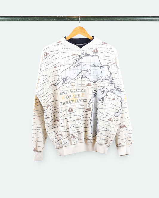 90s Great Lakes AOP Sweatshirt