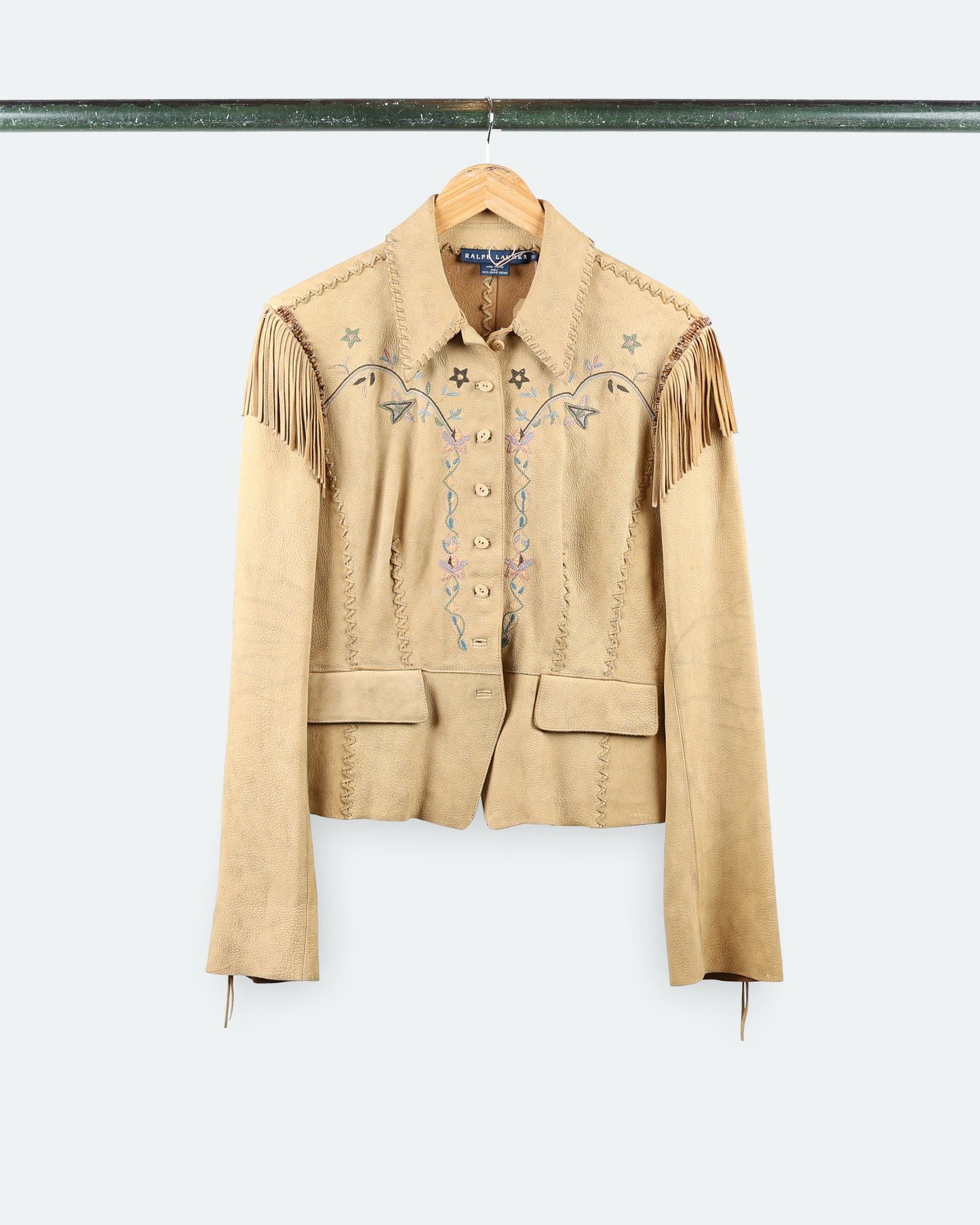 Vtg Ralph Lauren Leather Jacket