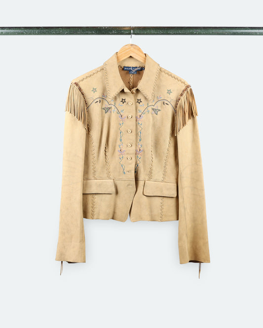 Vtg Ralph Lauren Leather Jacket