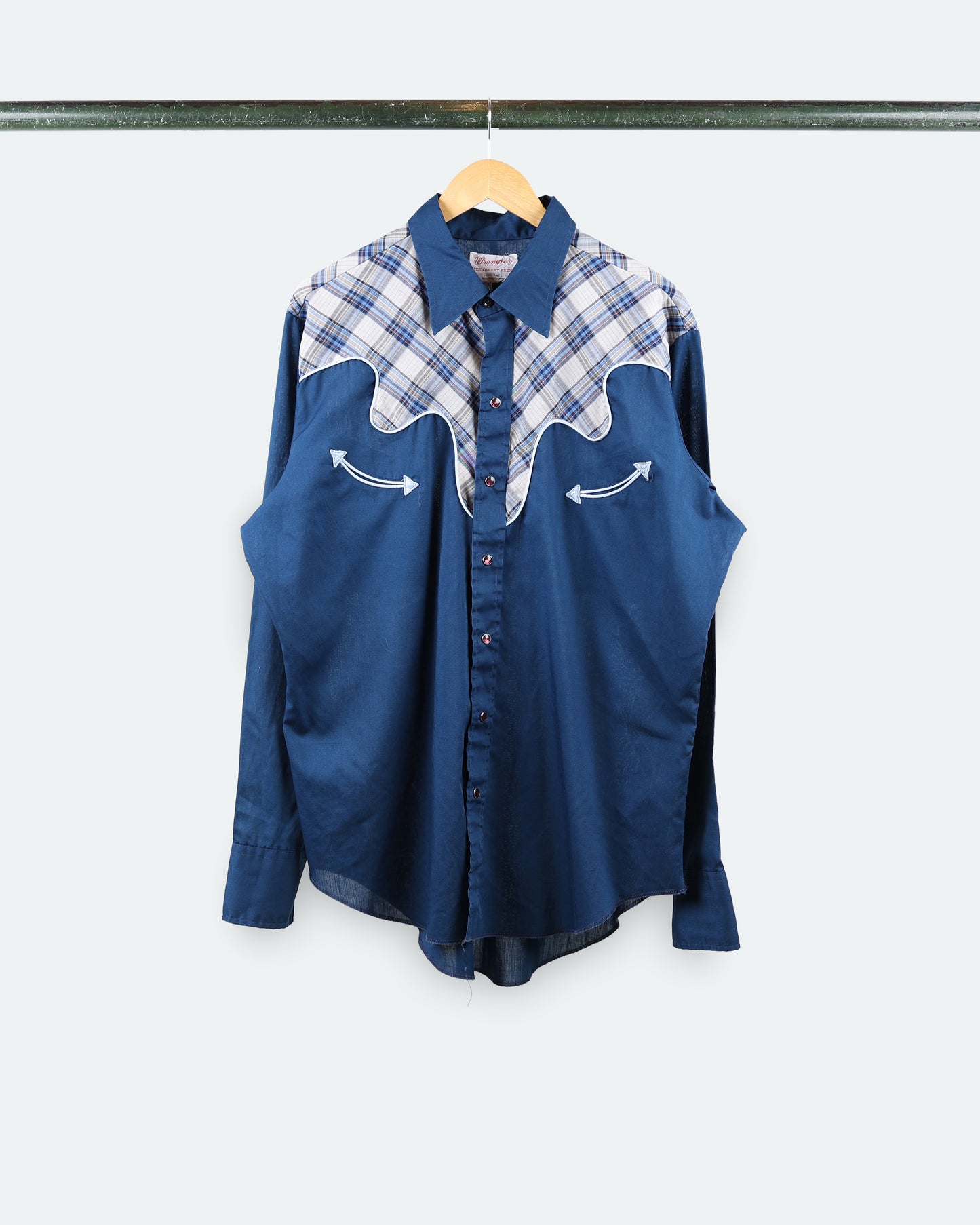 70s/80s Wrangler Western Shirt *Long Tails