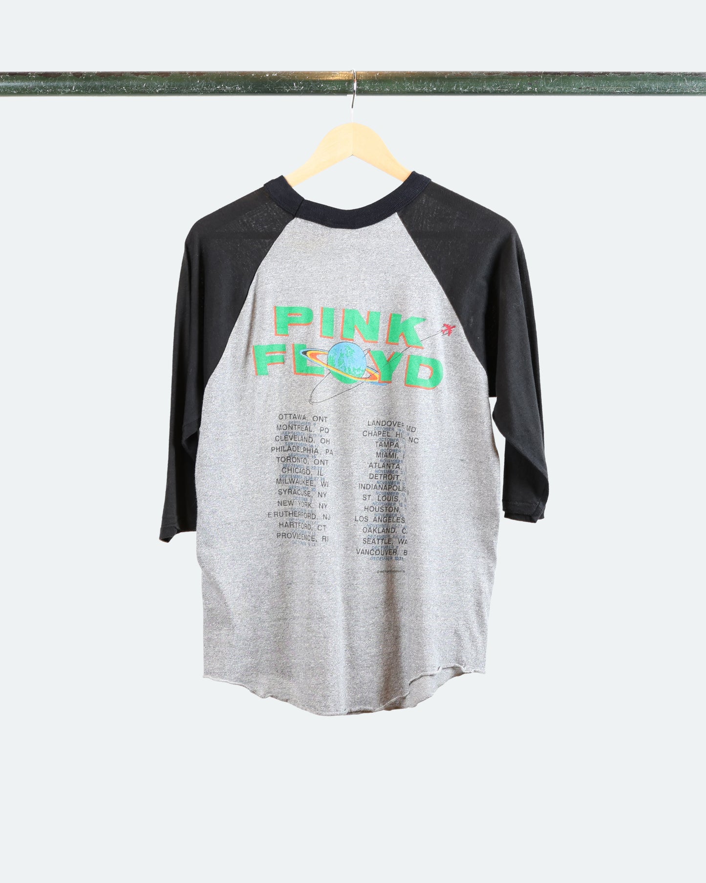 1987 Pink Floyd Tour Raglan