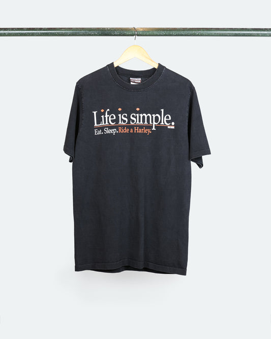 90s Harley Davidson 'Life is Simple'