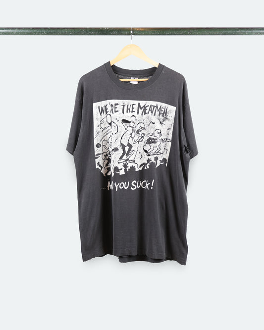 Vtg The Meatmen Punk Tee
