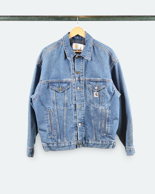 Vtg Carhartt Denim Jacket