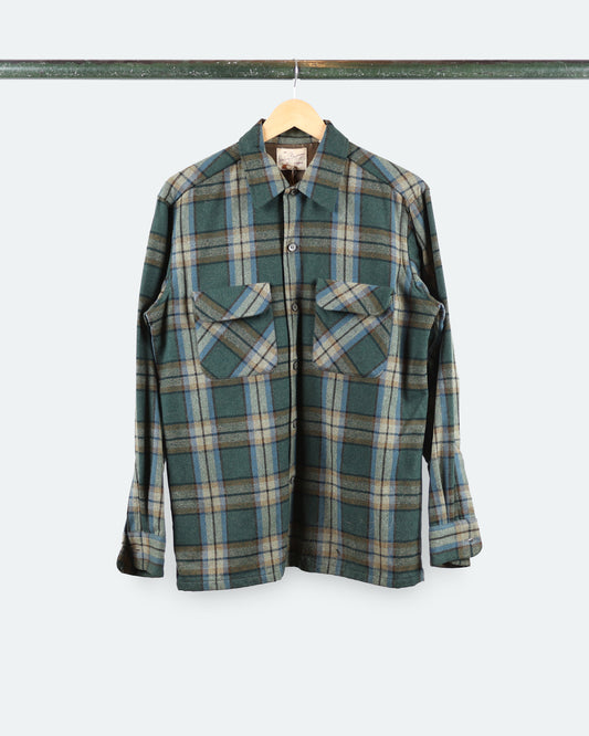 Vtg Irving Bozeman Wool Flannel