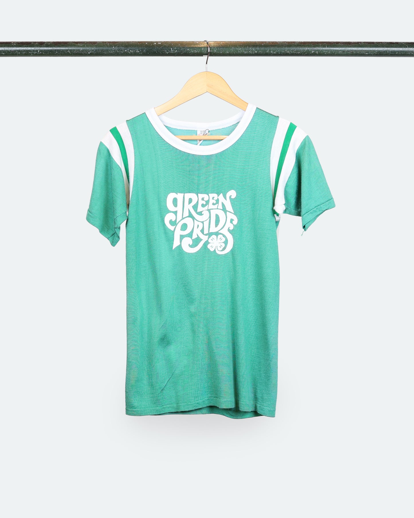 70s 'Green Pride' Ringer Tee