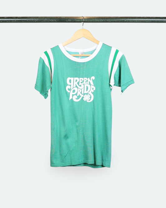 70s 'Green Pride' Ringer Tee