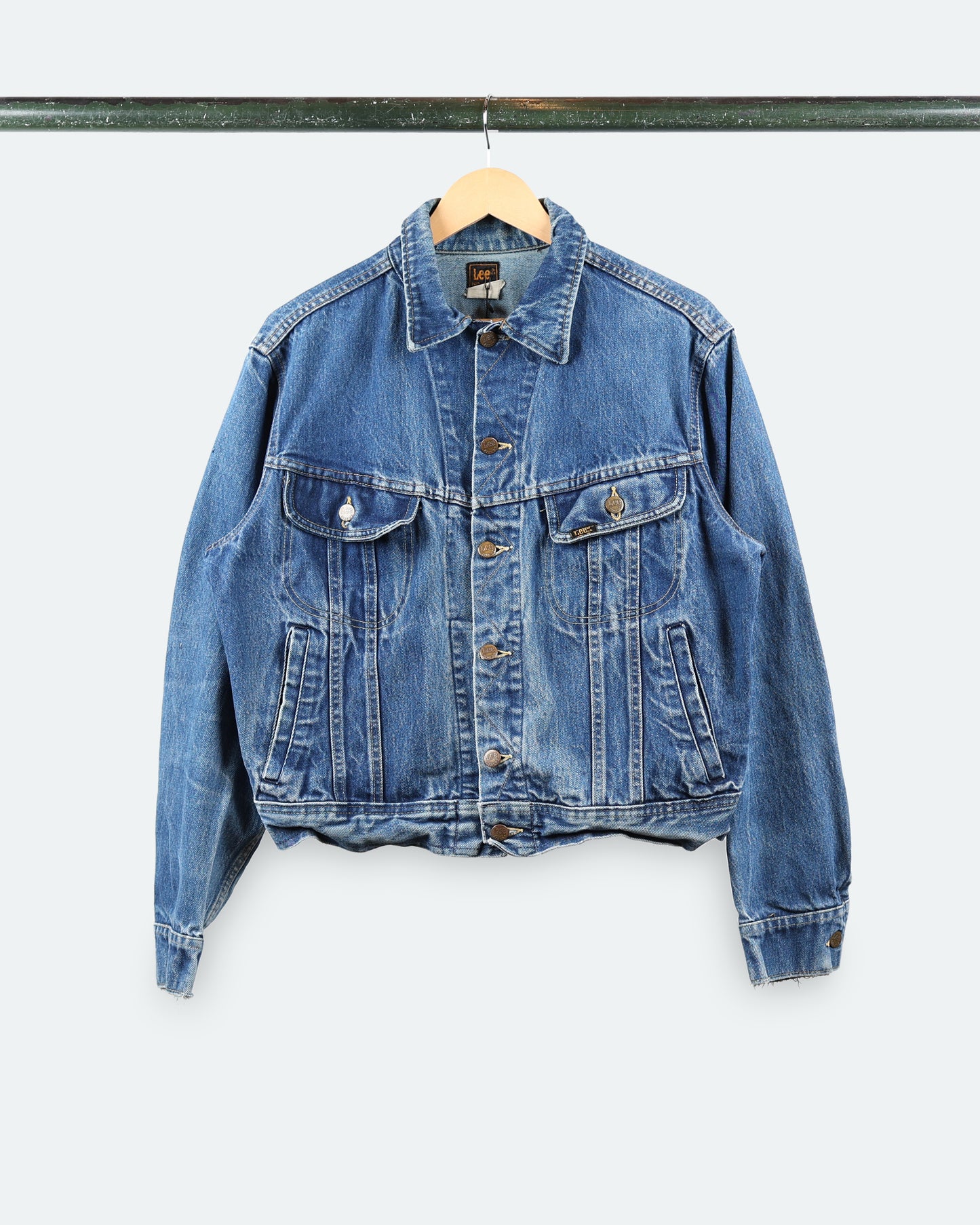 Vtg Hand Painted Lee Jacket