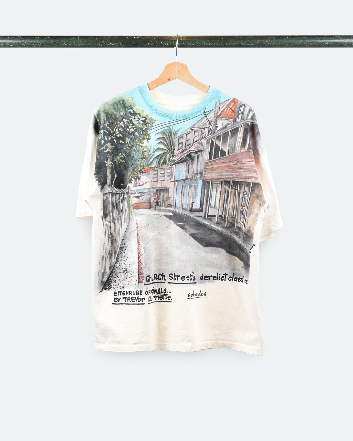 Vtg Church Street Barbados Tee