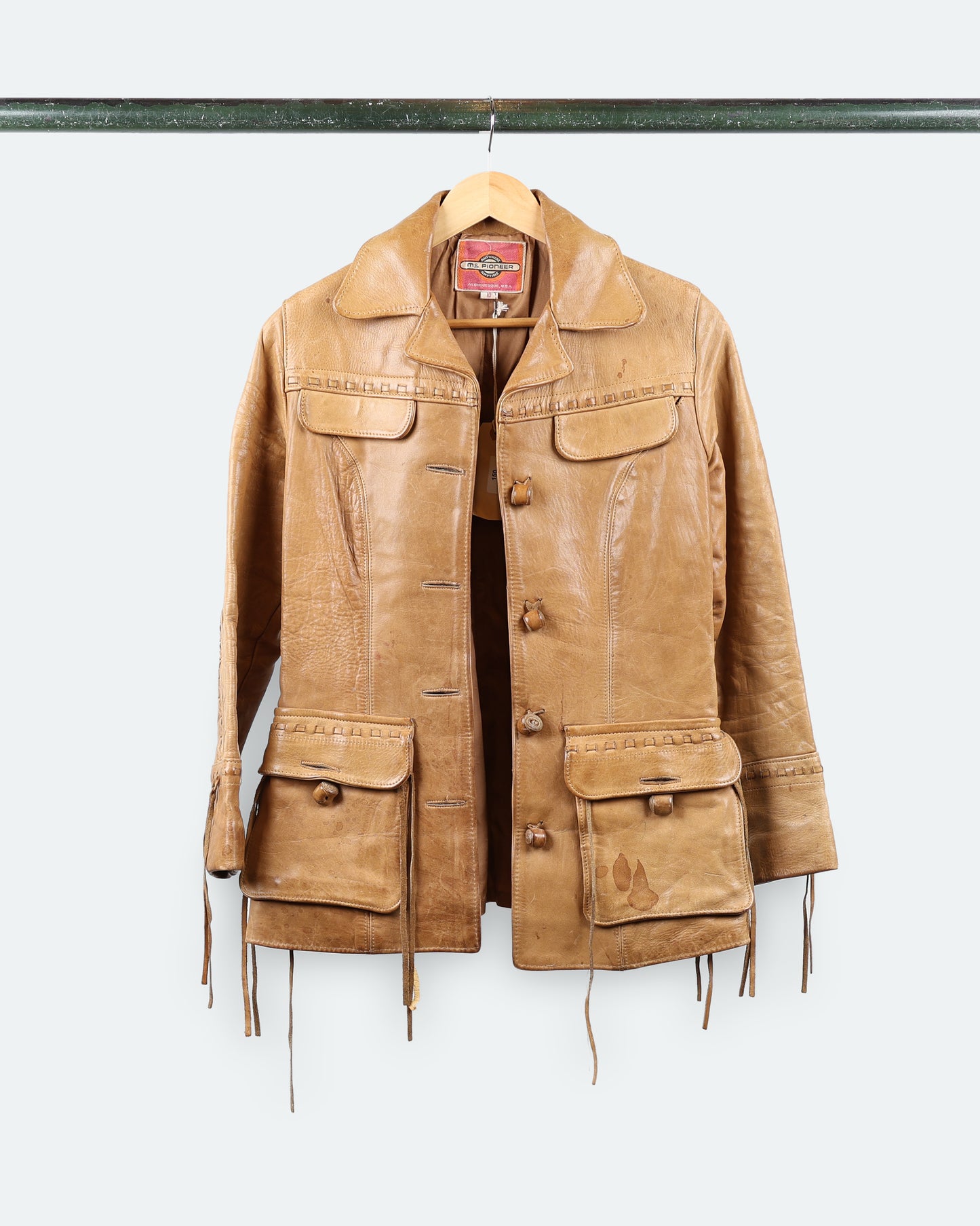 Vtg Ms. Pioneer Leather Jacket