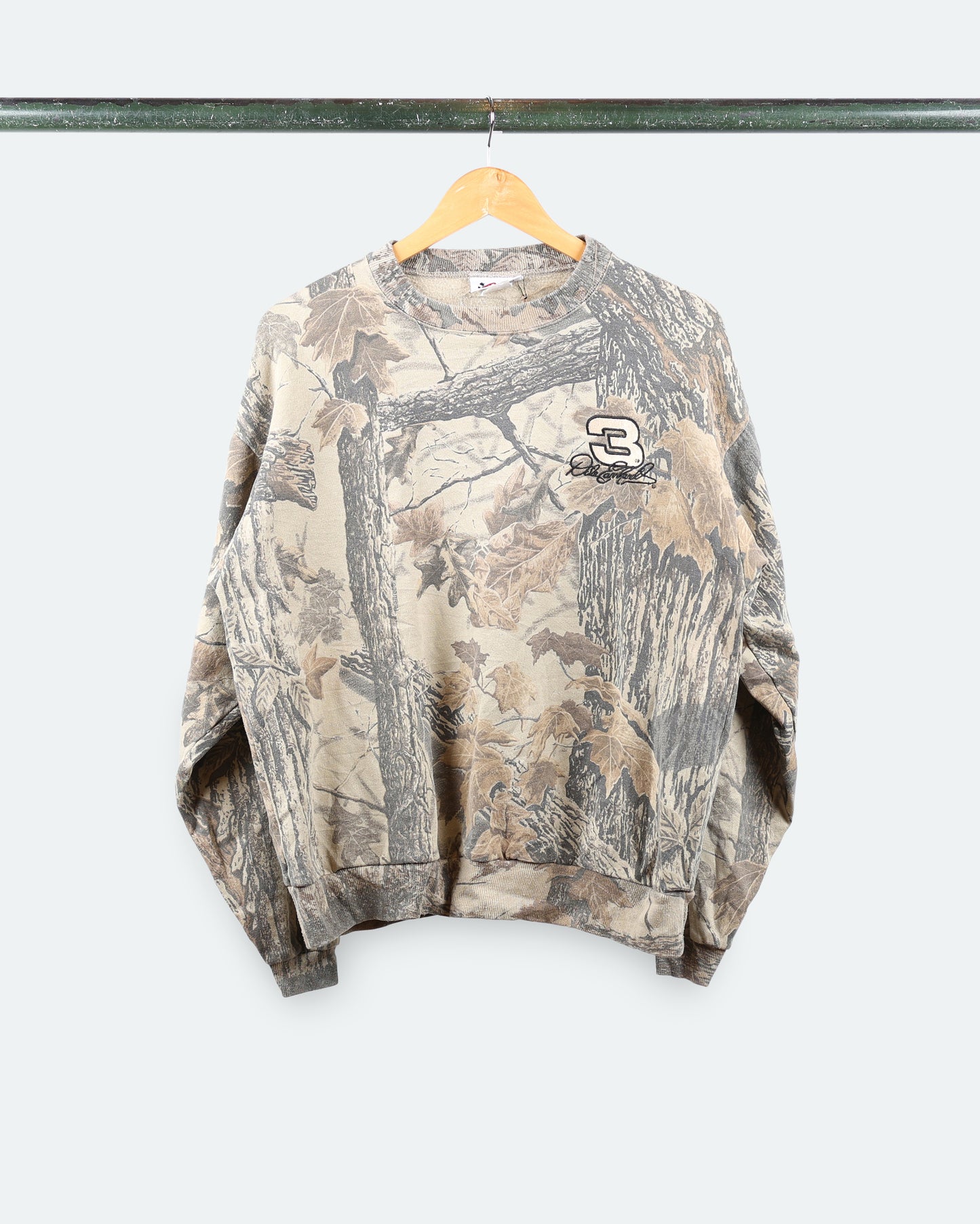 90s Dale Earnhardt Camo Crewneck