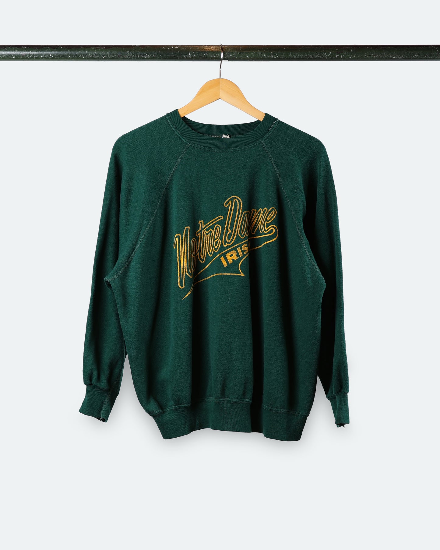 Vtg Notre Dame Crewneck *Green