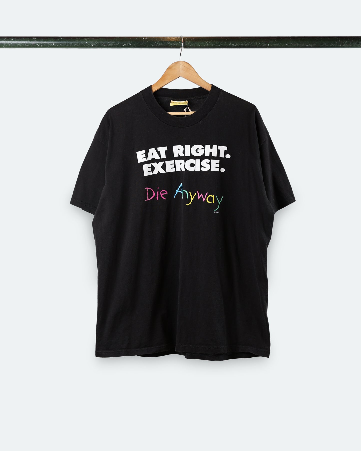 90s 'Eat Right. Exercise' Tee