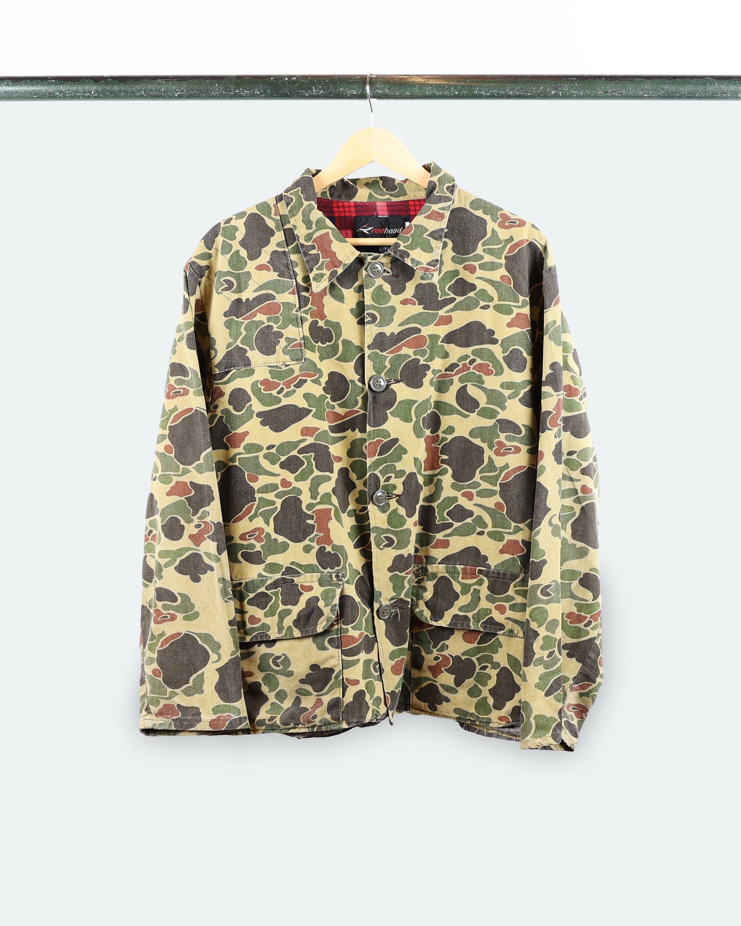 Vintage Red Head Camo Jacket