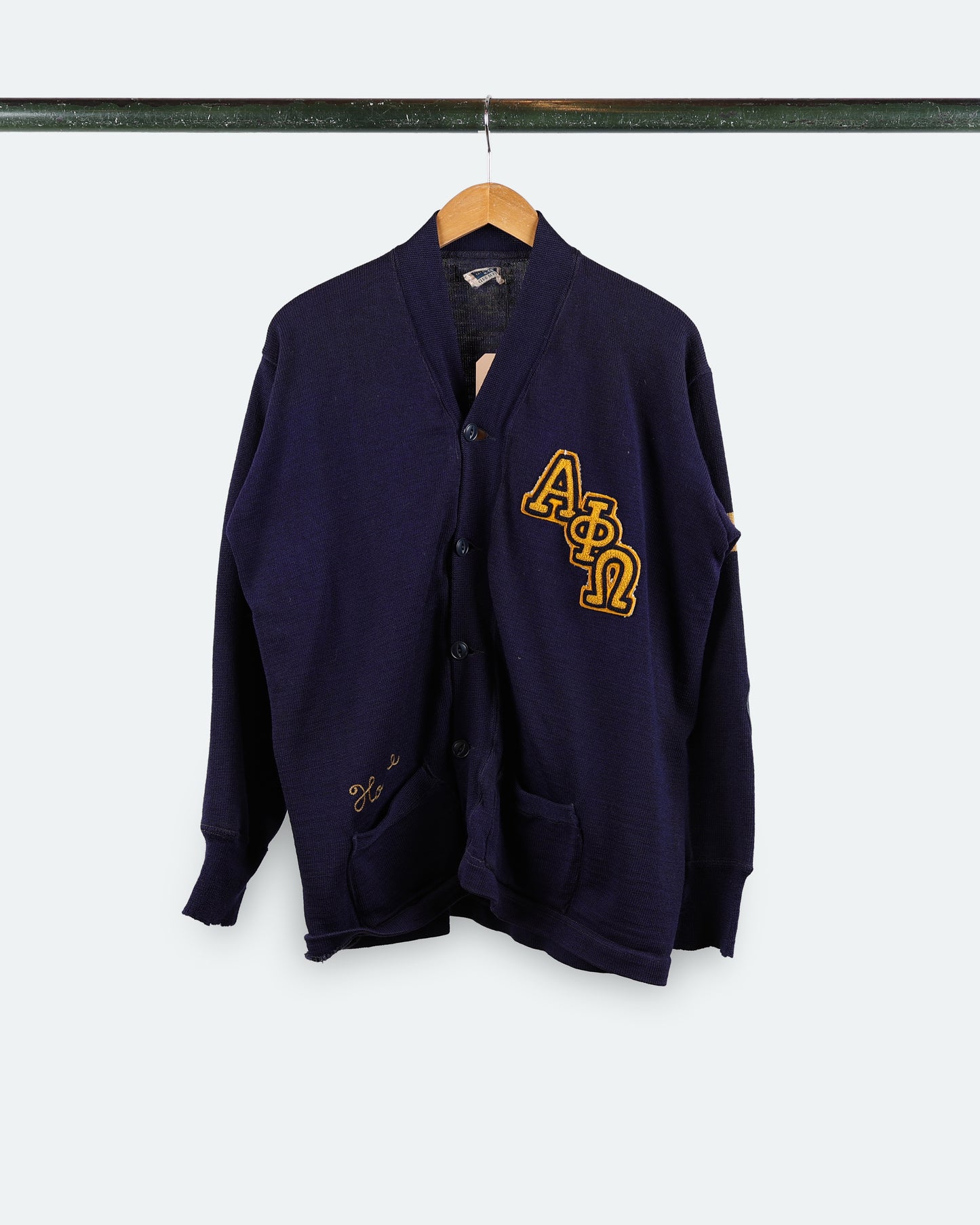 Vintage Alpha Phi Omega Cardigan